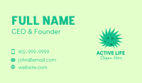 Green Dead Face Virus Business Card Image Preview