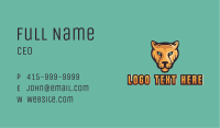 Panther Face Mascot Business Card Image Preview