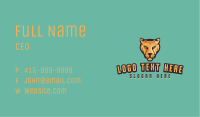 Panther Face Mascot Business Card Image Preview