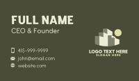 Daytime Office Building Business Card Design