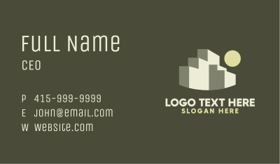 Daytime Office Building Business Card