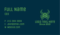 Minimalist Gaming Spider  Business Card Image Preview