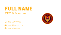 Football Shield Helmet Business Card Preview