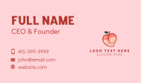 Sexy Peach Lingerie  Business Card Image Preview