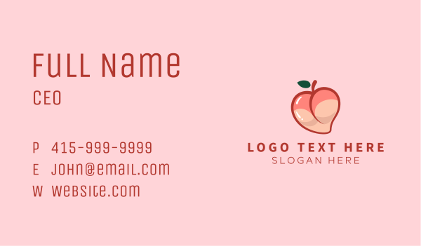 Sexy Peach Lingerie  Business Card Design Image Preview
