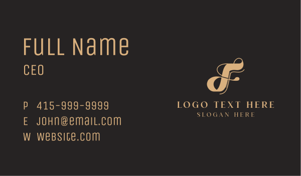 Gold Luxury Jewelry Business Card Design Image Preview