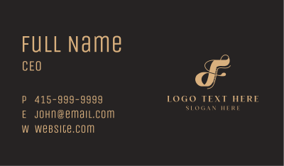 Gold Luxury Jewelry Business Card Image Preview
