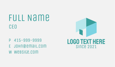 Modern Minimalist House  Business Card Image Preview