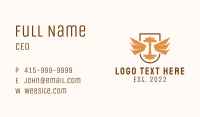 Fitness Barbell Workout Business Card Image Preview