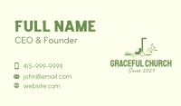 Lawn Mower Service Business Card Image Preview