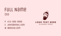 Hipster Beard Beanie Business Card Image Preview