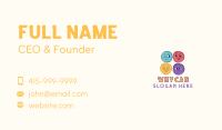 Cute Quirky Face Business Card Image Preview