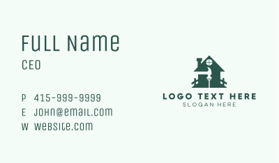 House Construction Hammer Carpentry Business Card Image Preview