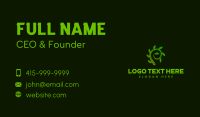 Leaf Vine Letter P Business Card Image Preview