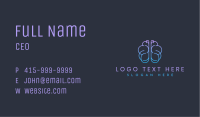 Digital Brain Circuit Business Card Image Preview