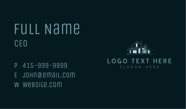 Building House Realty Business Card Design Image Preview