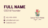 Colorful Flower Decor Business Card Image Preview