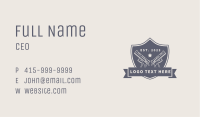 Gun Shield Badge Business Card Image Preview