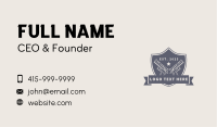 Gun Shield Badge Business Card Image Preview