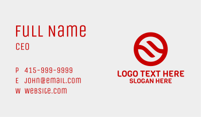 Multimedia Production Letter S Business Card