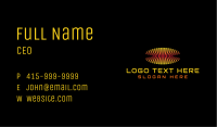 Futuristic Abstract Warp Business Card Image Preview