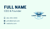 Pressure Wash Roof Cleaning Business Card Image Preview