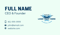 Pressure Wash Roof Cleaning Business Card Preview