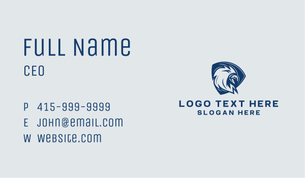 Bird Eagle Sports Business Card Design Image Preview