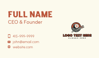 Sushi Chopsticks Dining Business Card Design