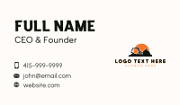 Excavation Heavy Equipment Business Card Preview