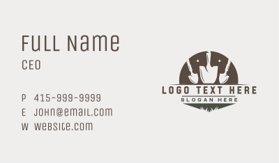 Shovel Planting Garden Tools Business Card Image Preview