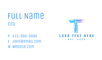 Programmer Monogram Letter T   Business Card Image Preview