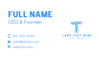 Programmer Monogram Letter T   Business Card Image Preview