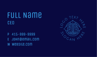 Blue Mental Brain Business Card Image Preview