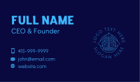 Blue Mental Brain Business Card Image Preview