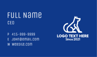 White Husky Dog Business Card Image Preview