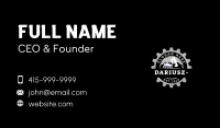 Backhoe Excavator Builder Business Card Image Preview