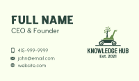 Tree Garden Lawn Mowing Business Card Image Preview