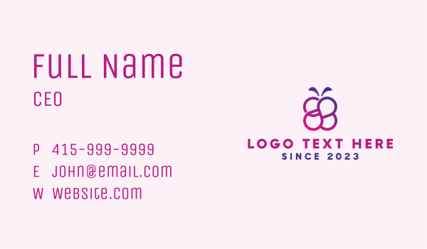 Butterfly Letter B Business Card Design Image Preview