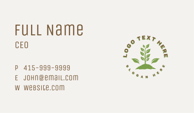 Vineyard Farm Agriculture Business Card Image Preview