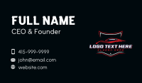 Sports Car Detail Business Card Design