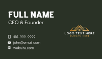 Roofing Realty Deluxe Business Card Design