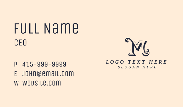 Fashion Clothing Brand Business Card Design Image Preview