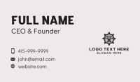 Hammer Cog Mechanic Business Card Preview