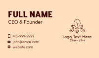 Coffee Farm Line Art Business Card Image Preview
