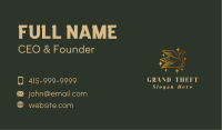 Golden Eagle Bird  Business Card Image Preview