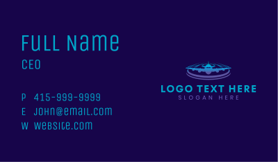 Airplane Travel Logistics Business Card Image Preview