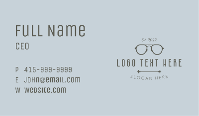 Premium Optical Eyeglasses Business Card Image Preview