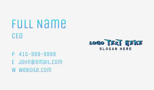 Urban Art Graffiti Business Card Design Image Preview