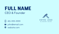 Blue Outline Letter A Business Card Image Preview